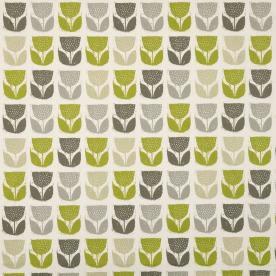 Poppypod Curtain Fabric Eucalyptus