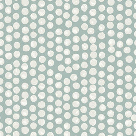 Spotty Curtain Fabric Seafoam