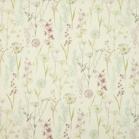 Wild Flower Curtain Fabric Heather