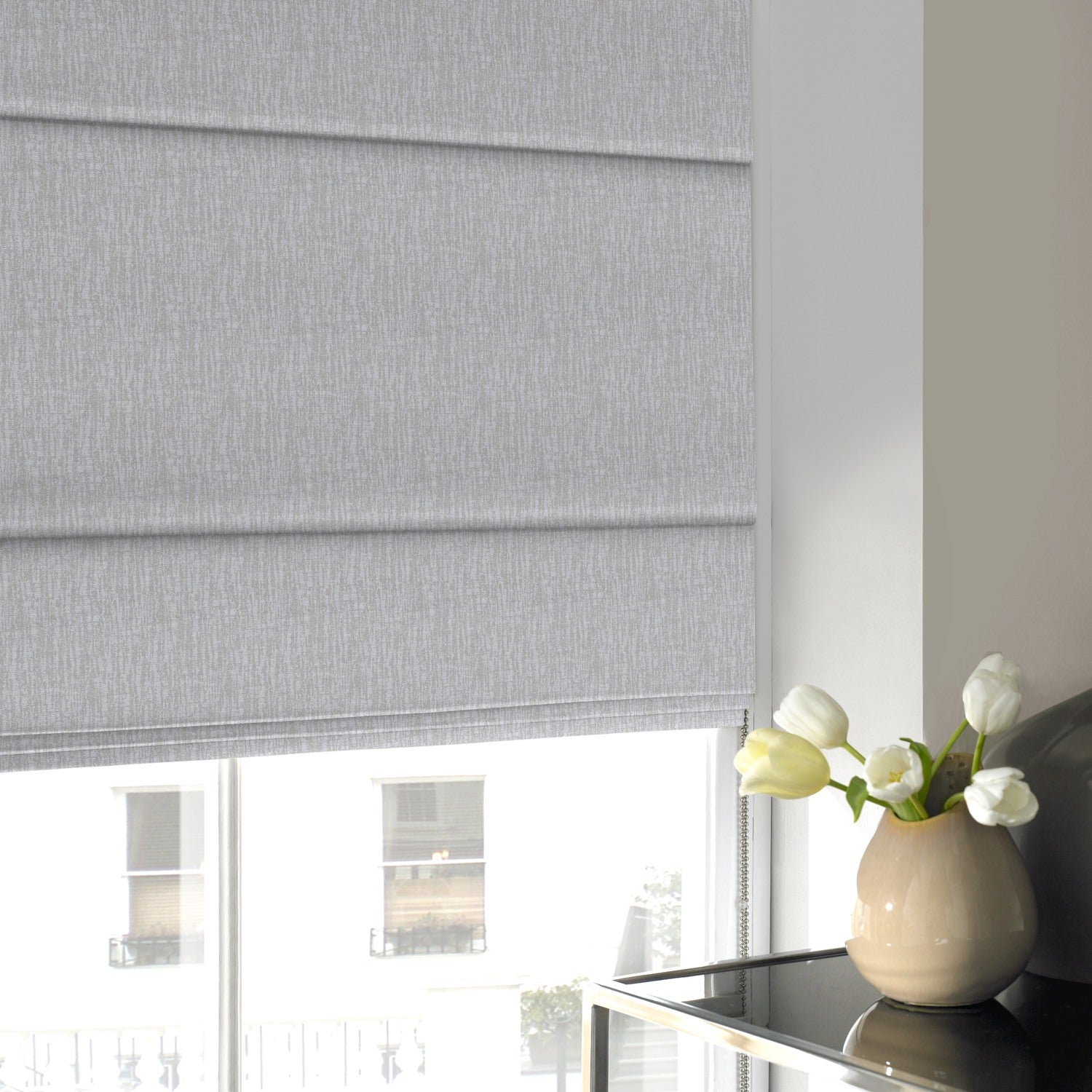 Tahoe Roman Blind Fog