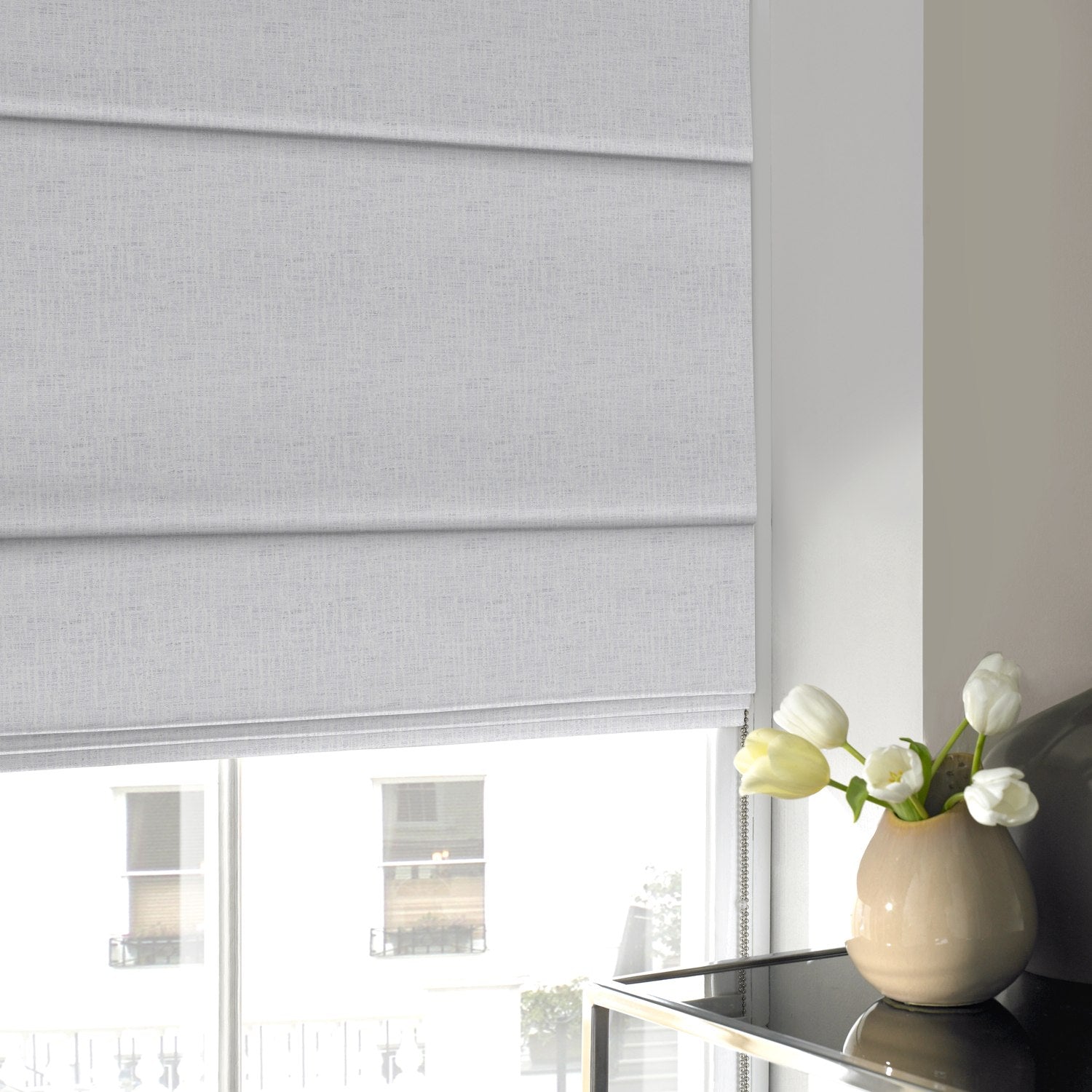 Tahoe Roman Blind Linen