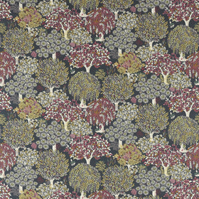 Clarke & Clarke Tatton Fabric Charcoal