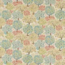 Clarke & Clarke Tatton Fabric Spice Linen