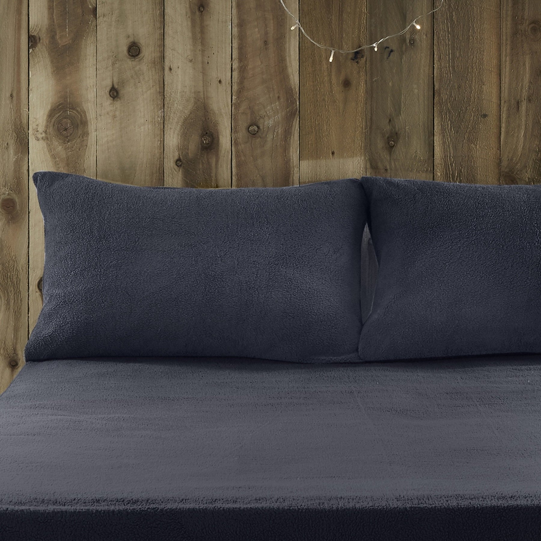 Teddy Fleece Pillowcase Navy