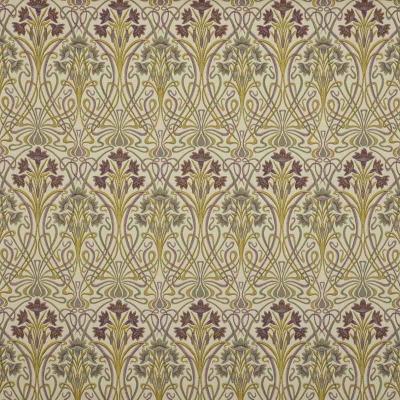 Tiffany Curtain Fabric Roll End 1.1m Mulberry