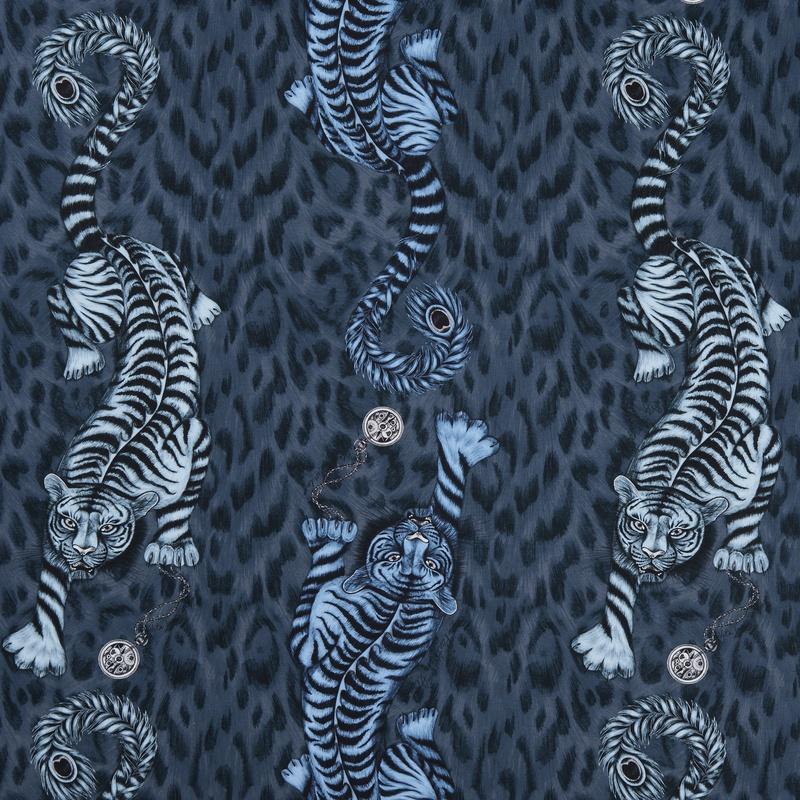 Emma Shipley Tigris Fabric Navy