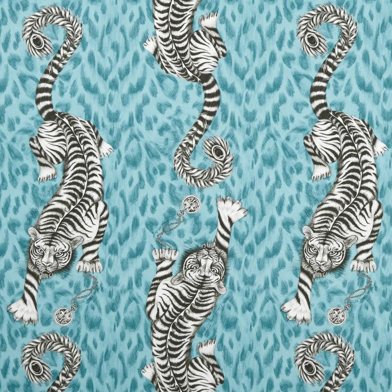 Emma Shipley Tigris Fabric Teal
