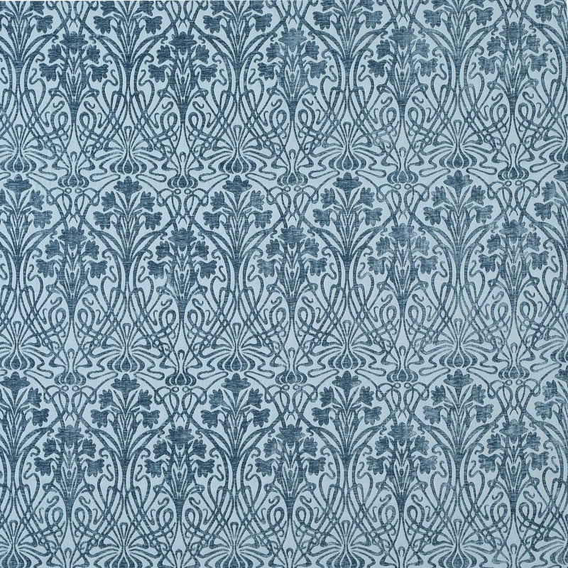 Tiverton Curtain Fabric Verdigris