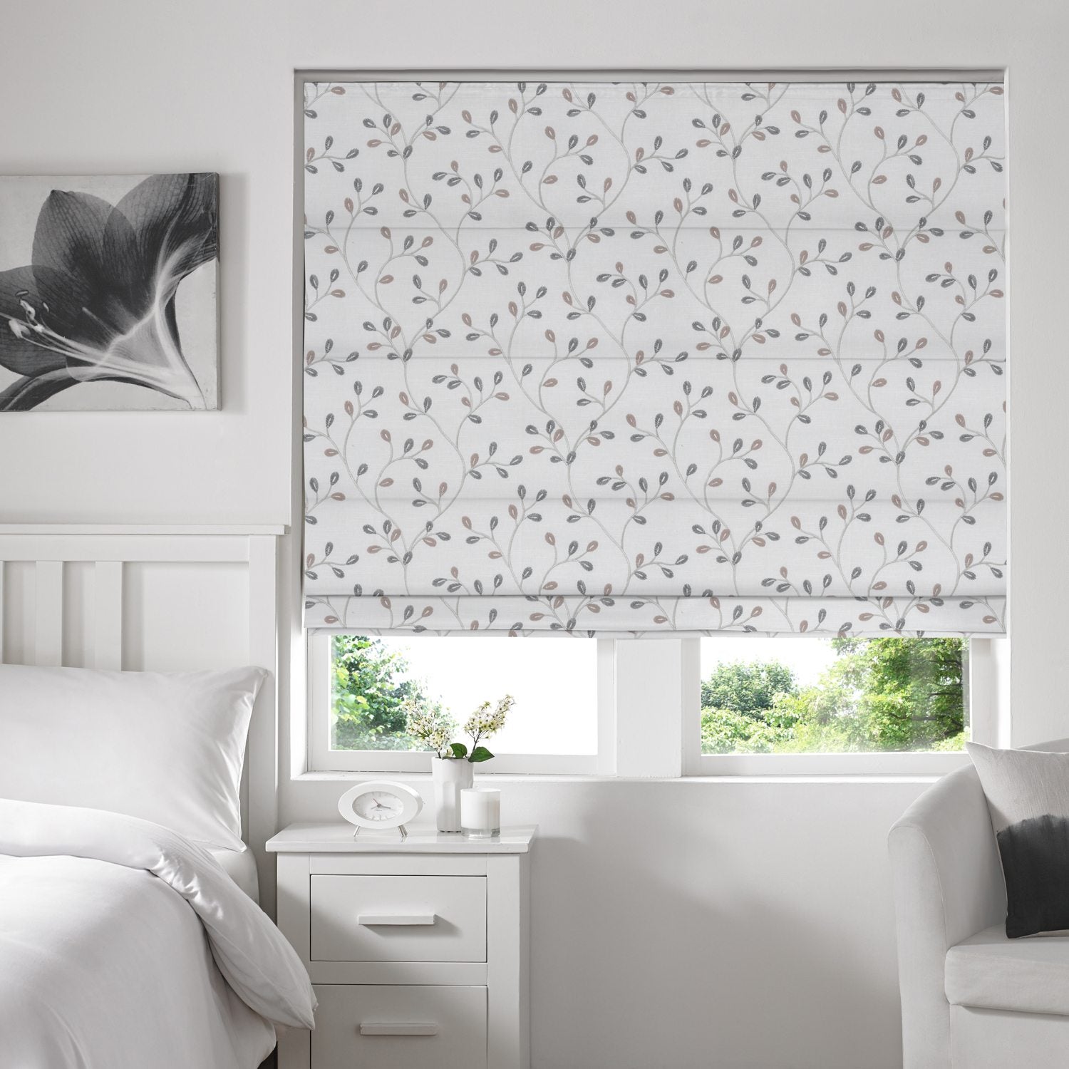 Toledo Roman Blind Mauve