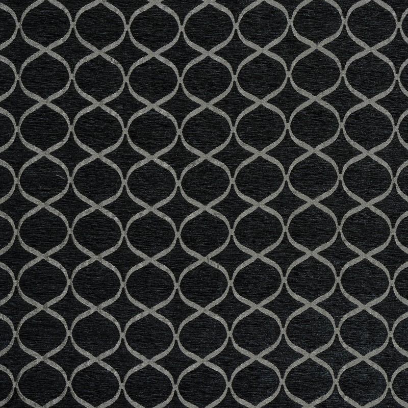 Trellis Fabric Charcoal