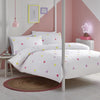Tufted Star Bedding Set White Rainbow