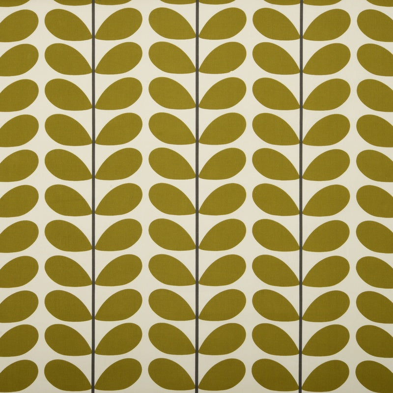 Orla Kiely - Two Colour Stem Fabric Olive