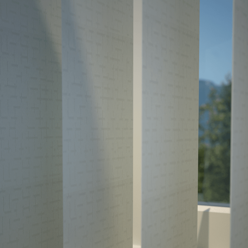 Hatch Vertical Blind Chiffon