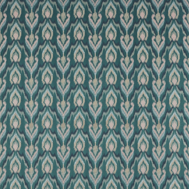 Velluto Curtain Fabric Teal
