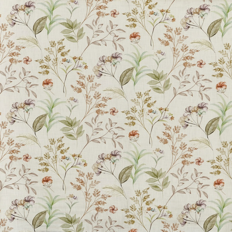 Prestigious Textiles Verbena Fabric Walnut