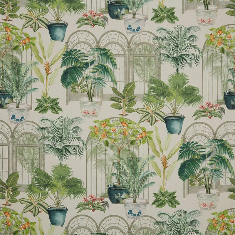 iLiv Victorian Glasshouse Fabric Spruce