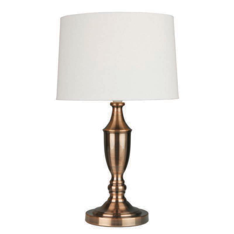 Vienna CandlestickTable Lamp Antique Brass