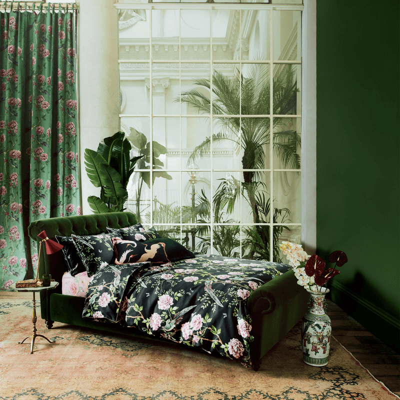 Paloma Home Vintage Chinoiserie Fabric Jade
