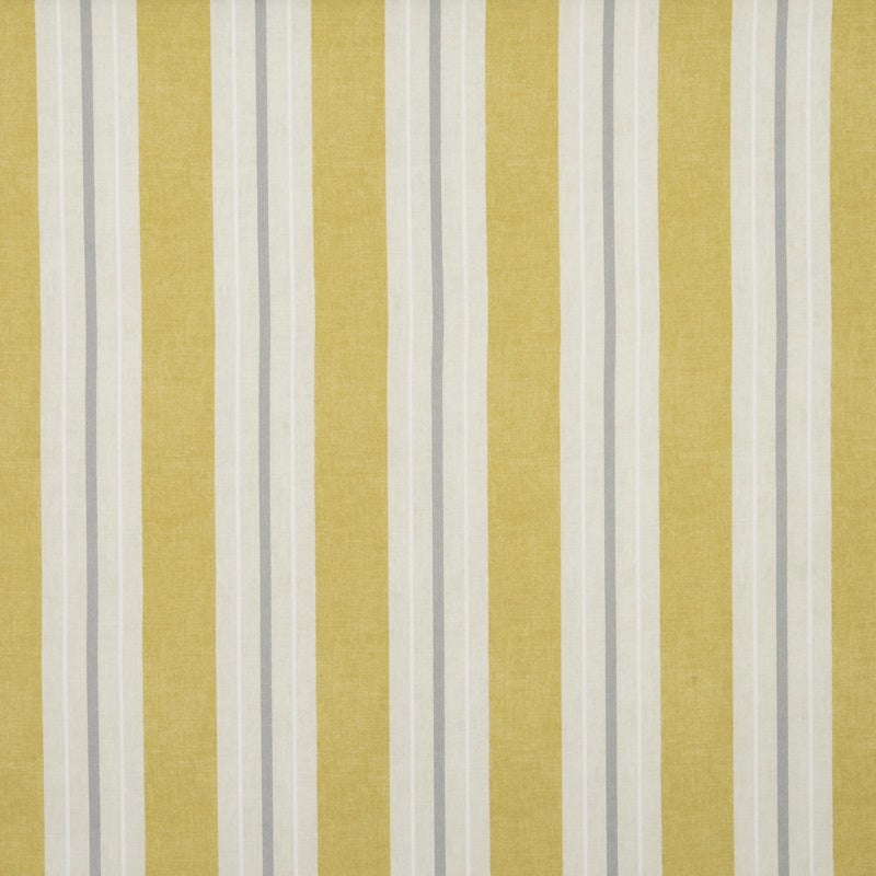 Vintage Stripe Curtain Fabric Ochre