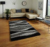 Vista J241 Rug Black Grey
