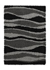 Vista J241 Rug Black Grey