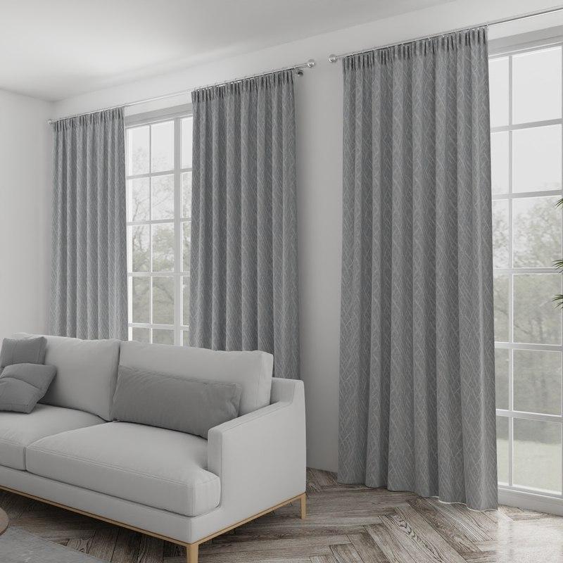 Vita Made to Measure Curtains Silver