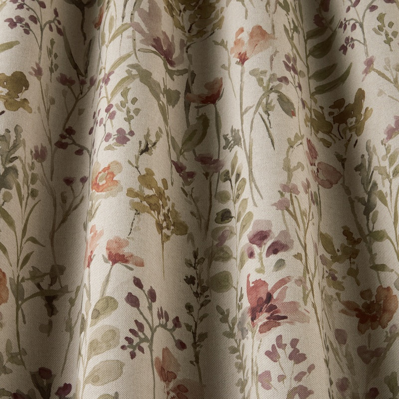 iLiv Wild Fields Digitally Printed Fabric Rosewood