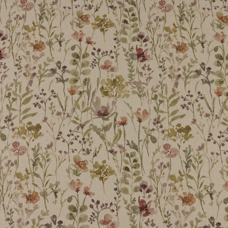 iLiv Wild Fields Digitally Printed Fabric Rosewood