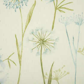 Wild Flower Fabric Teal