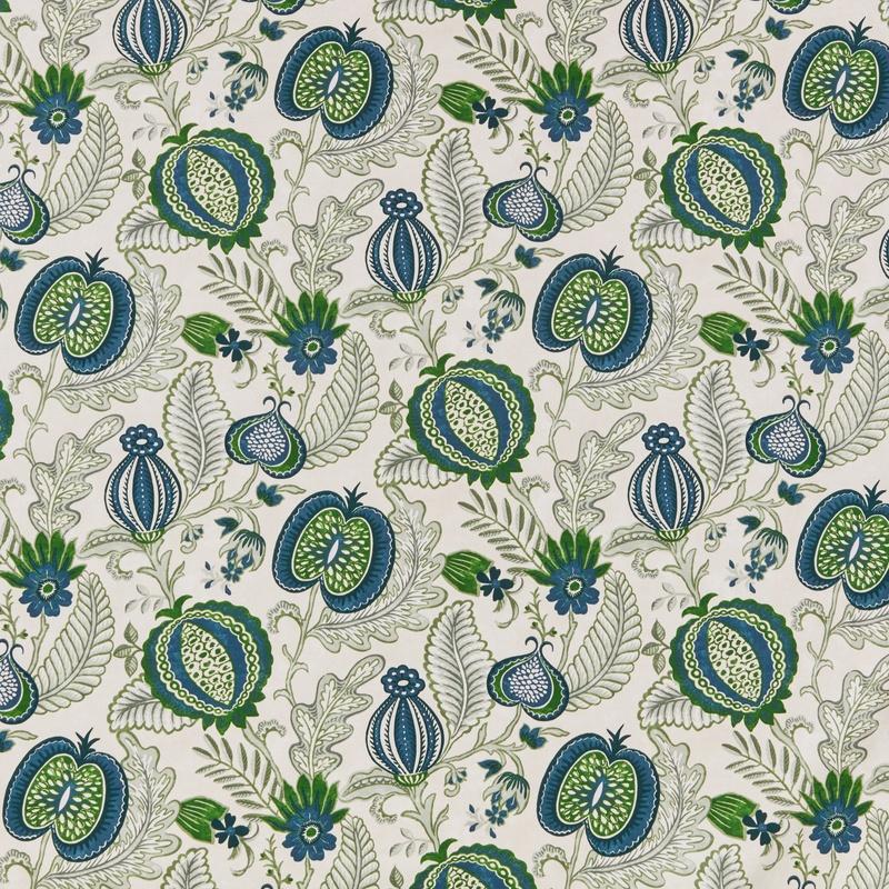 iLiv Winter Fruits Fabric Navy
