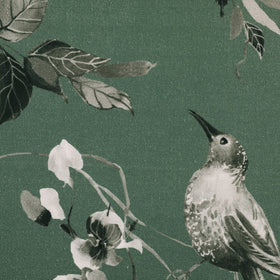 Linda Barker Wisteria Fabric Sage-Grey