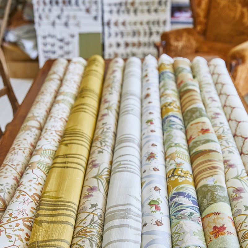 The Chateau by Angel Strawbridge Woodland Trail Fabric Linen