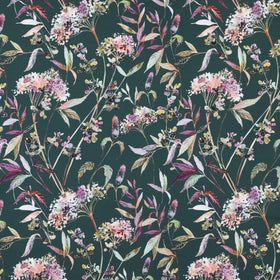 Linda Barker Yarrows Fabric Autumn-Green