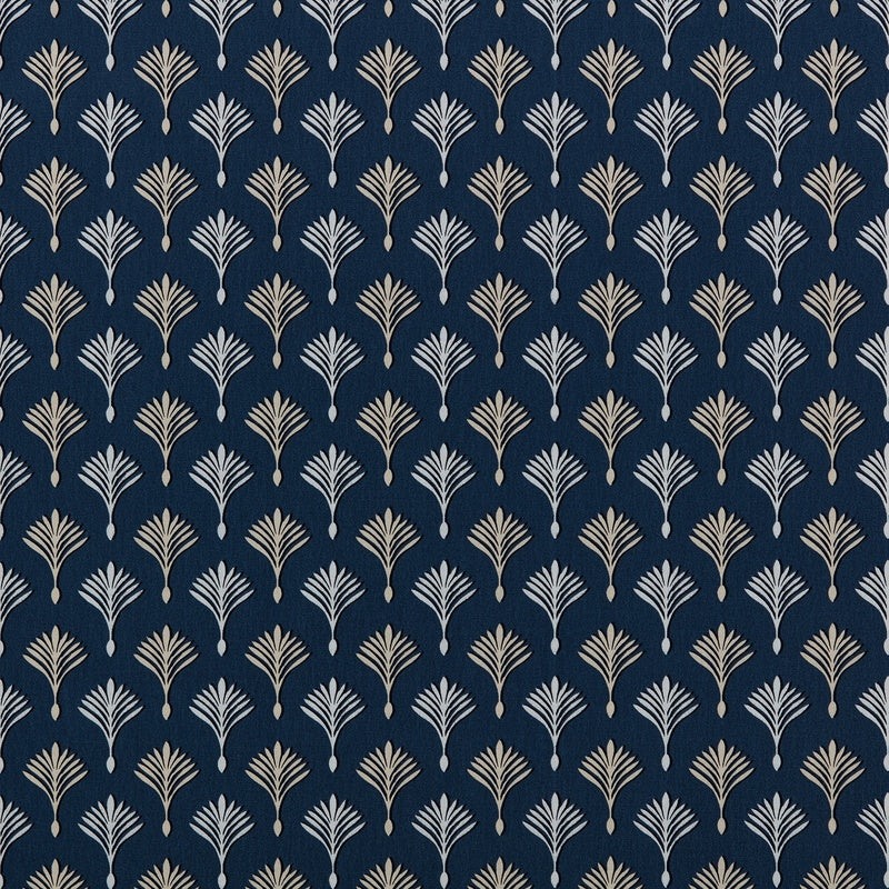 Zion Curtain Fabric Midnight